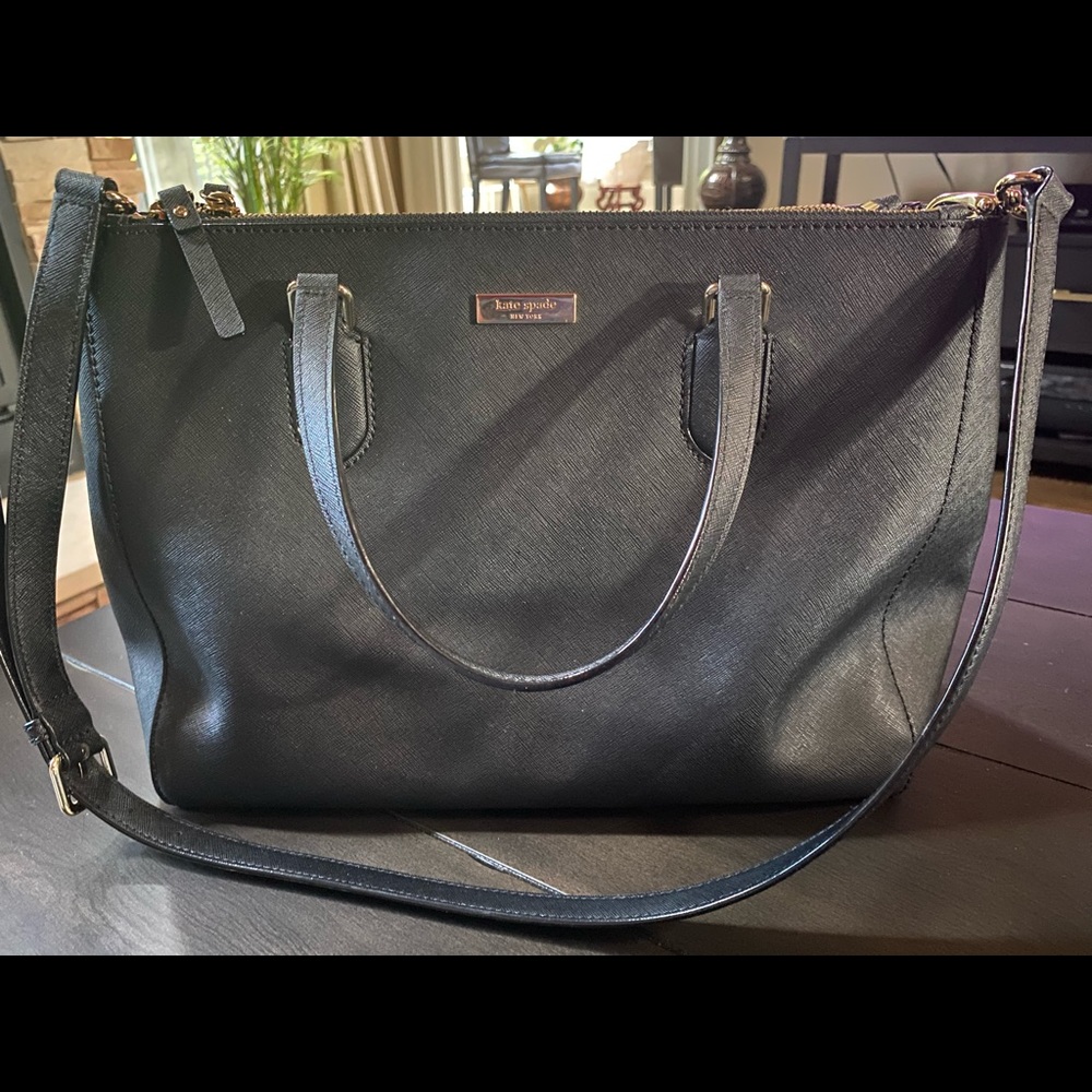 Kate Spade Black Leather Purse